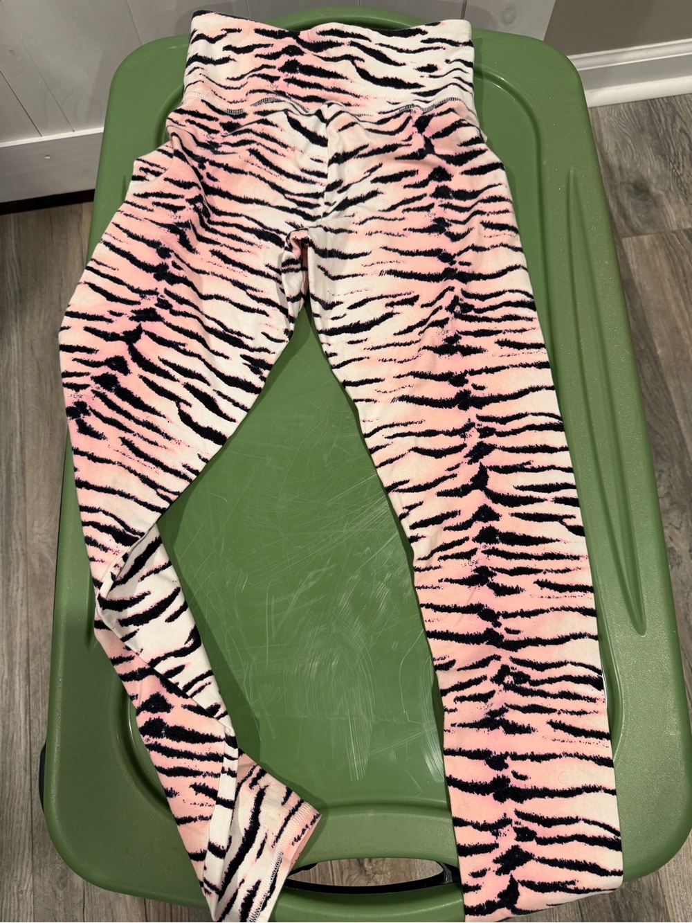 Woman’s Pink Zebra Print Leggings